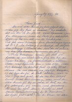 Farmor_brev_230376_s1 Gamla brev Jeg fandt de vedhftede forleden. Alle tre var skrevet p 5. juni 1963, dagen for jeg fyldte 14, og sendte til mig p Bagsvrd Kostskole. Ved ikke om det...