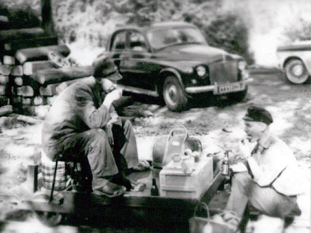 Tågbana ADJ I i Ljungby Som byggdes i källaren på Rönnäsvägen 19A i Ljungby.